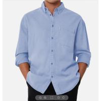 2025 verano estampado color sólido ropa de los hombres playa vacaciones hombres moda camisas (Regalo 1 pieza) - details 20