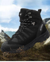Botas de entrenamiento de combate tácticas para hombre, zapatos de senderismo de respuesta rápida antidesgaste para acampar al aire libre, zapatillas de pesca y caza - details 2