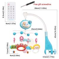 Sonajero Móvil para Cuna de Bebé de 0-12 Meses Proyector Musical Giratorio Infantil Campana de Cama - details 7