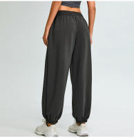 Otoño Invierno nuevos pantalones deportivos de cintura alta Modal suave Jogger correr entrenamiento suelto Casual Fitness pantalones largos - details 39