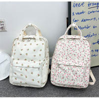 Mochila escolar fresca para mujer, literaria y artística, versátil, con flores informales, para niña y estudiante, novedad de 2024 - details 43