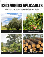 Motosierras Eléctricas Sin Cables SWANSOFT Potente 2300RPM, 6 Pulgadas, Herramienta de Carpintería de Jardín con 2 Baterías de Litio - details 7