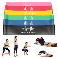 Mini bandas de resistencia de bucle, banda de entrenamiento de látex Natural, bandas de ejercicio elásticas para mujeres y hombres, terapia de entrenamiento de fuerza en casa - details 0