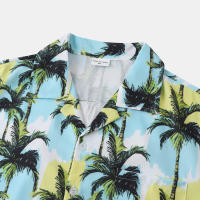 Camisa de manga corta para hombre, Camisa ajustada con estampado de flores fragmentadas, serie CS, primavera y verano, 2024 - details 101