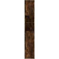 Armario de Baño de Madera Ingeniería Lavadora, Estante, Ducha, Inodoro 32x25,5x190 cm - details 22