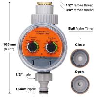 Timador Automático de Válvula de Bola para Invernadero de Jardín Controlador Electrónico con Pantalla LCD Impermeable para Uso Doméstico y al Aire Libre - details 1