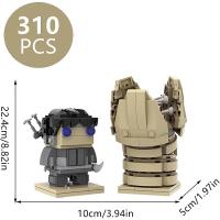 Bloques de construcción de gusano de arena para amantes de las películas, juguete Compatible, regalo, 310 piezas - details 1