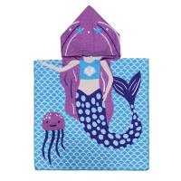 Toallas para niñas pequeñas, capa con capucha, bata de baño de playa, albornoz de microfibra suave para niños, Poncho de piscina, toalla de viñetas de animales - details 30