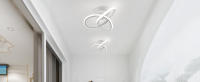 TOMAXIN-Luz LED de techo moderna, luces de pasillo para dormitorio, entrada, armario, balcón, diseño curvo, 24CM - details 6
