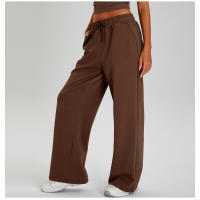 Pantalones deportivos ligeros, sueltos, informales, de pierna ancha para mujer, deportes al aire libre, con cordón elástico - details 31