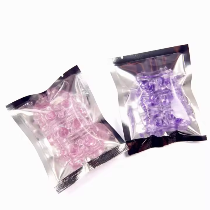 Anillo de cristal para terapia, conjunto de anillo retardante de partículas grandes, esencia de bloqueo sexual, esencia de perla de dragón, producto para adultos - 1