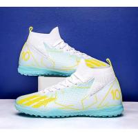 Zapatos de fútbol juvenil para césped para hombres y mujeres, zapatos deportivos TF para interiores con clavos antideslizantes de cinco lados - details 6