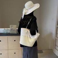 Bolso de Verano de Paja Tejido Bolso Versátil de Alta Gama para Playa y Viajes - details 0