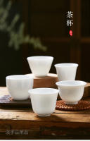 【Evento】 Conjunto Dehua de cerámica de Kung Fu blanco puro, taza pequeña de degustación de té individual - details 0