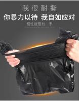 Bolsa de plástico negra para el hogar, 100/200 Uds., mango para reciclaje de basura, lata de basura de gran capacidad, bolsas de basura de cocina Mart de 32x52cm - details 3