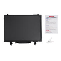 Estuche grande para maquillaje, caja organizadora de cosméticos con luces y espejo, estuche de maquillaje con divisores personalizados, negro - details 2