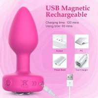 Vibrador Anal para hombres, tapón Anal, masajeador portátil, consolador con Control remoto inalámbrico, vibración sexual para juguetes para adultos masculinos - details 3
