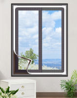Microperforada Universal para Ventanas, Malla lavable, Ajustable en rojo, Ventana de malla magnética, Protección total - details 1