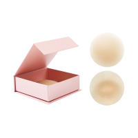 Pegatinas autoadhesivas de silicona pura para el pecho, sin pegamento, con sentido cálido, en stock, caja de succión magnética, entrega directa - details 0