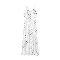 Vestido sin mangas con cuello en V y espalda descubierta con lunares franceses, nueva moda de verano 2025 para mujer. - details 2