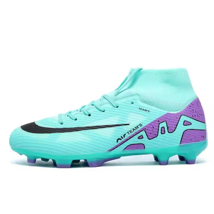 Zapatos de fútbol de alta calidad para hombre con diseño de uñas perforadas, zapatos de fútbol transpirables de nuevo estilo, zapatos deportivos cruzados para jóvenes - 1
