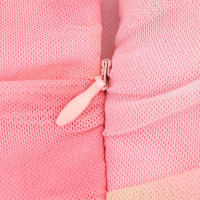 TRAFZA, vestidos estampados de estilo playero de verano para mujer, sin tirantes, sin mangas, plisado con cremallera, vestido Midi de tul con dobladillo dividido y espalda descubierta - details 12