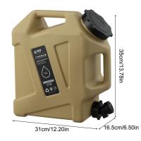 Cubo para beber al aire libre de 12L, contenedor portátil de almacenamiento de agua de gran capacidad, tanque de agua para acampar resistente al desgaste a prueba de fugas - details 0