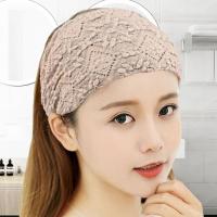 Diadema de flores de malla antideslizante con temperamento, diadema de encaje hueco, accesorios elásticos para el cabello, envoltura para la cabeza de lado ancho para mujer - details 2