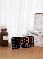 Reloj de Pared Digital LED Doble Alarma Control Remoto Función de Fecha y Hora - details 12