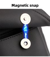 Bolso de pecho Simple de gran capacidad para hombre, riñonera informal impermeable para hombre, bolso multifuncional para teléfono móvil de estilo coreano para niños - details 15