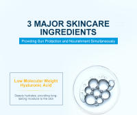 Crema de Protección Solar Facial SPF 50+ Isoladora de Ultravioletas, Hidratante, Impermeable, Duradera Herramienta de Cuidado de la Piel para el Rostro - details 12