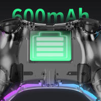 Controlador de juego inalámbrico Bluetooth 2,4G para Nintendo Switch, luminou RGB transparente, Compatible con PC, portátil, ios13/14/15, Mac OS - details 27