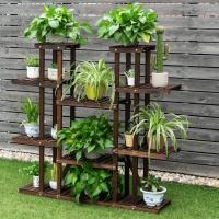 Estantería de 6 Niveles para Plantas de Madera Soporte Interior para Macetas - details 10