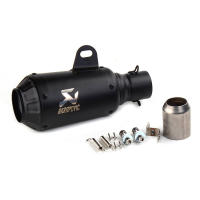 R8 Universal Motorcycle Modify Power Pipe Exhaust Muffler Pipe Escape Moto Scooter ATV Power Pipe With Laser LOGO - details 3