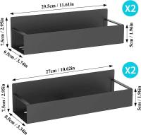 Estante lateral magnético para especias para refrigerador, cesta colgante, ahorro de espacio, organizador de cocina, soporte para el hogar - details 7