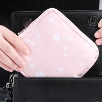 Bolsa De Viaje Portátil Para Copos De Té Y Algodón Bolsa De Almacenamiento De Maquillaje Y Sucursales Con Cierre De Cremallera Estilo Literario Para Mujeres - details 3