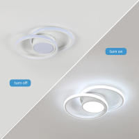 Goeco-Lámpara LED de Techo Doble Redondo, Luz Blanca Fría, 40W, 4800LM-Blanco-DI, 40CM- 6500K - details 1