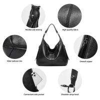 Bolso de Hombro para Mujer, Bandolera de Cuero PU, 3 piezas, informal, Gran Capacidad - details 14