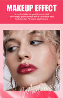 Brillo de labios hidratante e hidratante Handaiyan nacarado brillo de agua Base de Color desnudo brillo de labios de ácido hialurónico - details 0