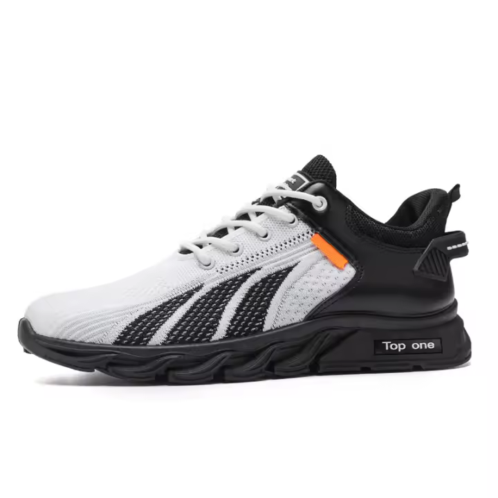 Zapatos Deportivos informales para hombre, zapatillas con cordones de cabeza redonda, novedad de verano, color negro, 39 - 1