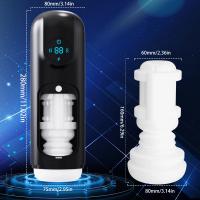 Máquina de mamada realista para hombres, masturbadores telescópicos, vibradores automáticos masculinos, juguete sexual para adultos, Copa - details 8