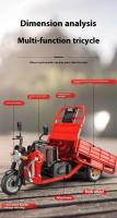 Triciclo Eléctrico de Aleación Modelo de Juguete de Tamaño Real 1:12 con Sonido y Luz - details 4