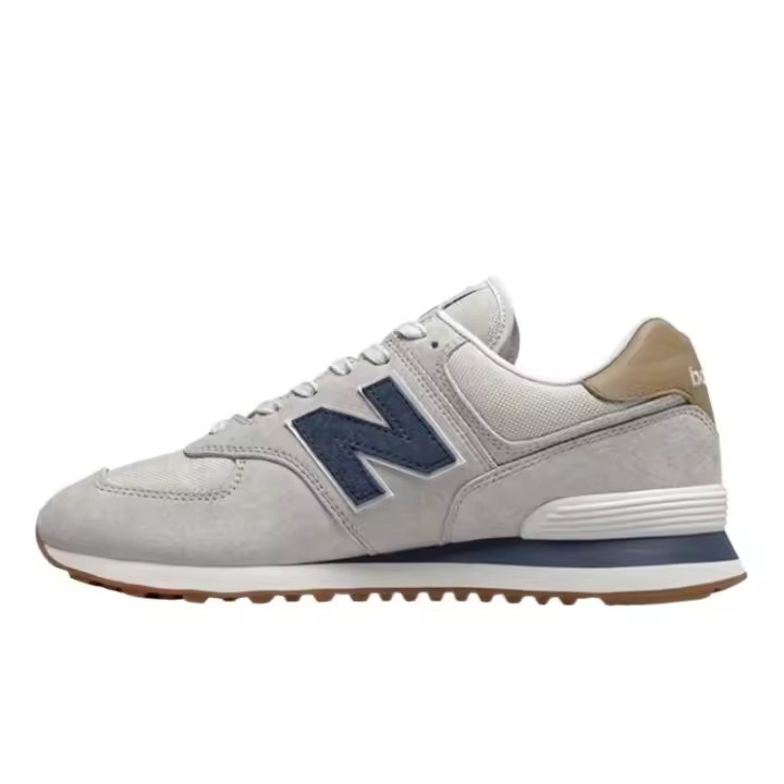100% auténticas zapatillas de deporte unisex serie NUEVO NB574-LGI Beige zapatos de trabajo para correr - 1