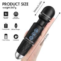 Vibrador AV potente de 20 modos, varita mágica para mujeres, estimulador de clítoris, Juguetes sexuales, masajeador de punto G femenino, producto erótico para adultos - details 9