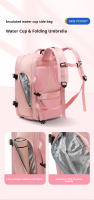 Mochila impermeable de nailon para viajes de corta distancia, clasificación multifuncional en seco y húmedo, gran capacidad - details 6