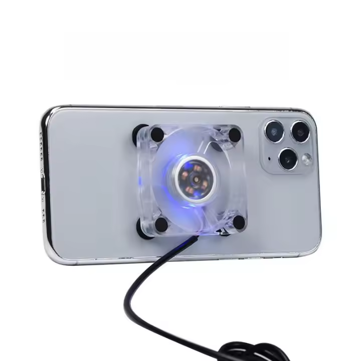 Enfriador portátil para teléfono móvil, almohadilla de refrigeración USB, ventilador, Gamepad, juego, disparador, controlador de radiador silencioso, disipador de calor - 1
