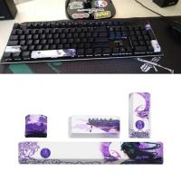 Dye Subbed Keycap 4 Keys 6.25u Spacebar Pbt Custom nical Keyboard Beauty Of for Tang Dynasty Profile Purple Theme P9JB - details 1