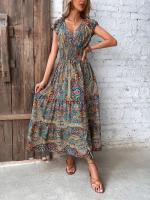 Vestido largo de estilo bohemio, ropa de mujer, vestido con vuelo grande transfronterizo - details 2
