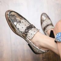 Vestido de negocios elegante para hombre, informal, plano, cómodo de llevar, zapatos de cuero para conducir, Oxford - details 6