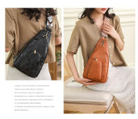 Nuevo bolso de mensajero retro de PU para mujer, bolso de pecho popular para mujer - details 21